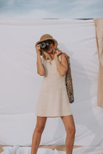 Load image into Gallery viewer, The Harper Pinafore in Natural

