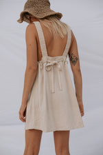 Load image into Gallery viewer, The Harper Pinafore in Natural
