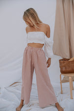 Load image into Gallery viewer, The Zephyr Linen Pants in Red Sailor Stripe
