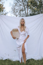 Load image into Gallery viewer, The Palma Dress in Crisp White
