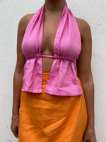 Load image into Gallery viewer, THE MIMI HALTER TOP BUBBLEGUM
