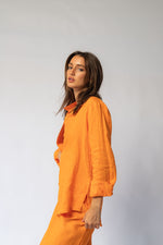 Load image into Gallery viewer, THE REMI BLOUSE ORANGE SODA
