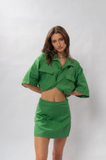 Load image into Gallery viewer, THE AMALFI SKIRT BASIL
