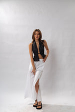 Load image into Gallery viewer, THE LOTTIE SKIRT CRISP WHITE
