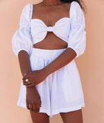 Load image into Gallery viewer, The Peasant Top in Crisp White
