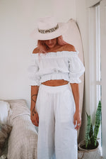 Load image into Gallery viewer, The Winnie Top in Crisp White
