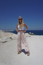Load image into Gallery viewer, The Zephyr Linen Pants in Musk Pink
