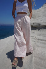 Load image into Gallery viewer, The Zephyr Linen Pants in Musk Pink
