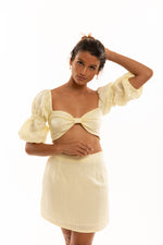 Load image into Gallery viewer, The Amalfi Skirt in Lemon

