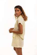 Load image into Gallery viewer, The Bodhi Blouse in Lemon
