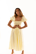 Load image into Gallery viewer, The Laguna Dress in Lemon
