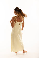 Load image into Gallery viewer, The Isabel Slip Dress in Lemon
