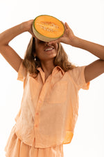 Load image into Gallery viewer, The Bodhi Blouse in Grapefruit
