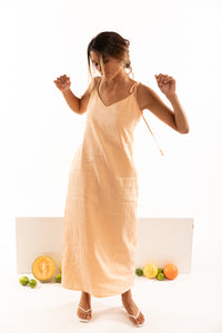 The Isabel Slip Dress in Grapefruit