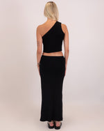 Load image into Gallery viewer, Pippa Knit Maxi Skirt Black
