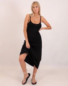 The Mabel Knit Dress in Black